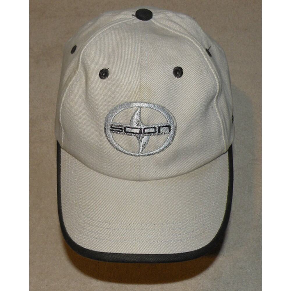 Vtg Falcon Headwear Toyota Scion Baseball Hat Cap Gray Adjustable
